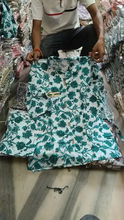 Cord set cotton nd reyon fab 38 to 44 uploaded by Aakarshankurtis on 10/17/2023
