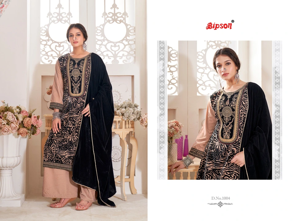 Velvet dress material  uploaded by Hari Om Fashion  on 10/17/2023
