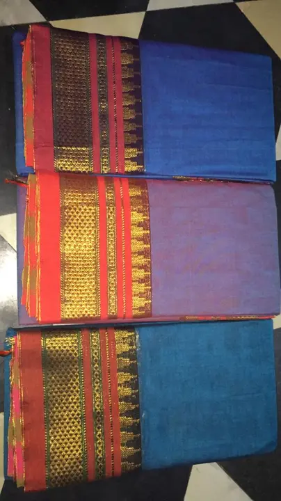 Purely mercerisezed cotton  sarees thread and jari  uploaded by Sri Bhavani Handlooms on 10/17/2023