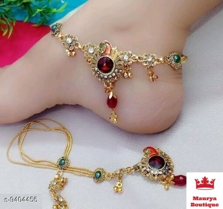 Beautiful shining anklet uploaded by business on 3/22/2021