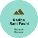 Business logo of Radha Rani Fashion wear
