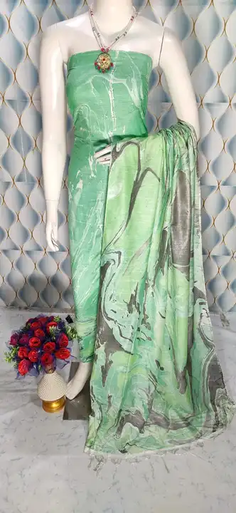 KATAN SILK MARBLE PRINT SUIT uploaded by S.N.COLLECTIONS  on 10/17/2023