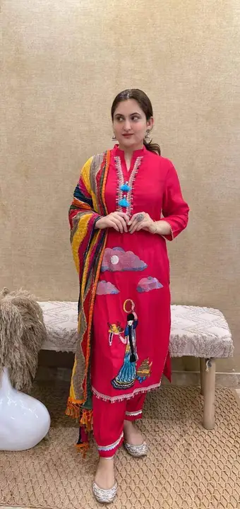 Utsav Vol 1 Karwa Chauth Radhika Lifestyle Dola Silk Readymade Pant St –  Kavya Style Plus