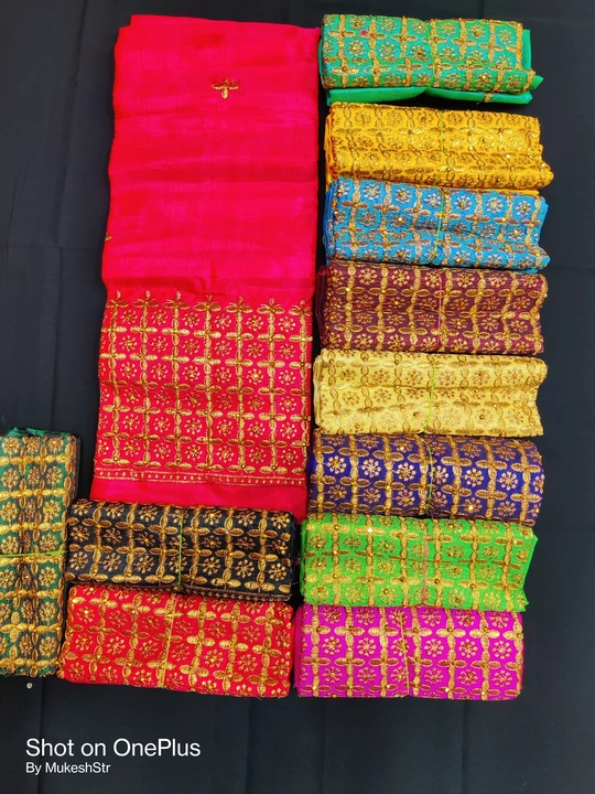 Heavy Dubian silk work uploaded by Mysore cloth depot  on 10/18/2023