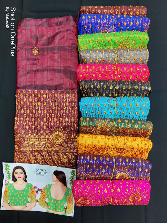Heavy Dubian silk work uploaded by Mysore cloth depot  on 10/18/2023