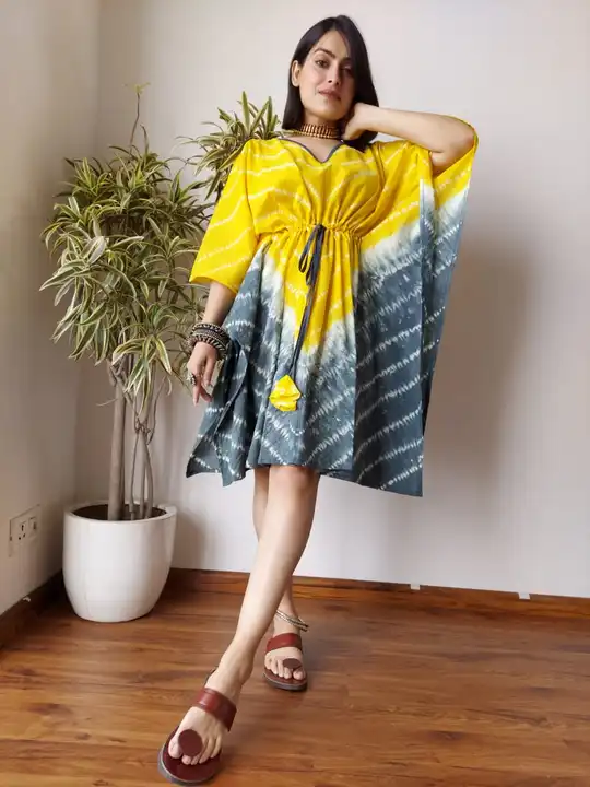 Exclusive Collection of Hand Block Priented  Short Kaftans in Multiple Colours uploaded by Handycart on 10/18/2023