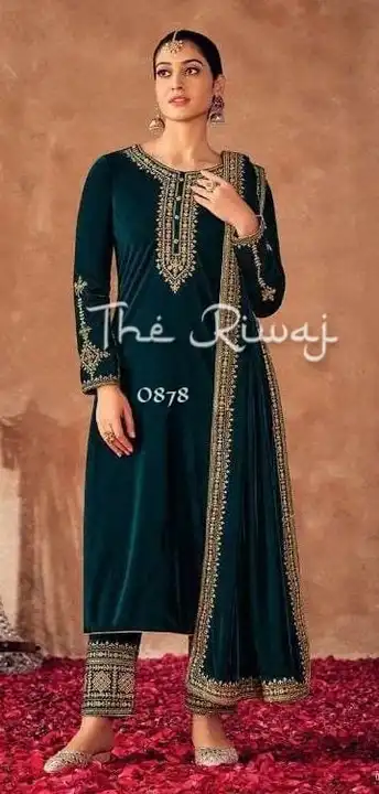 Suits uploaded by Taha fashion from surat on 10/18/2023