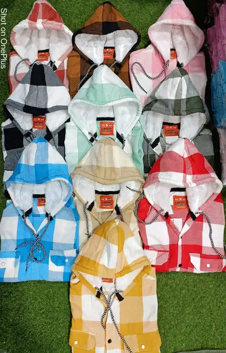 checkered Hoodie Shirt uploaded by MUMBAI SHIRTS  on 10/18/2023