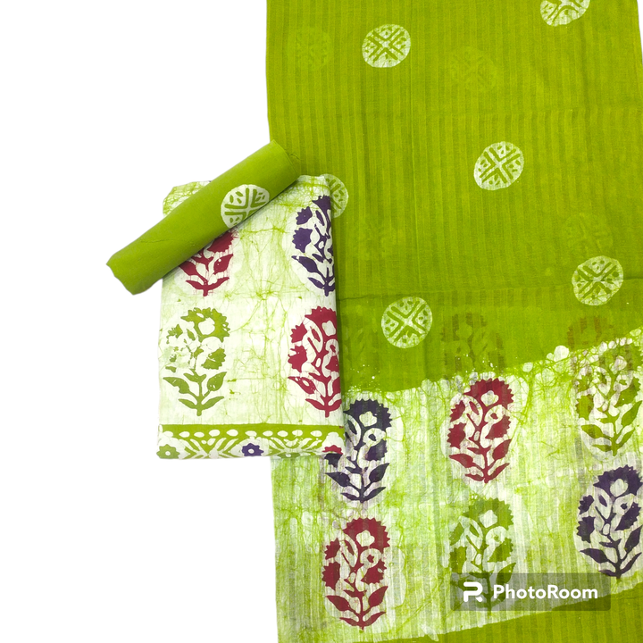 Batik wax printed multi colored suit uploaded by Batik print suits on 10/18/2023