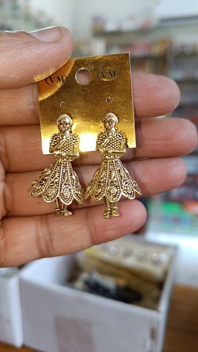 Dancing doll earrings  uploaded by Krishna collection on 10/18/2023