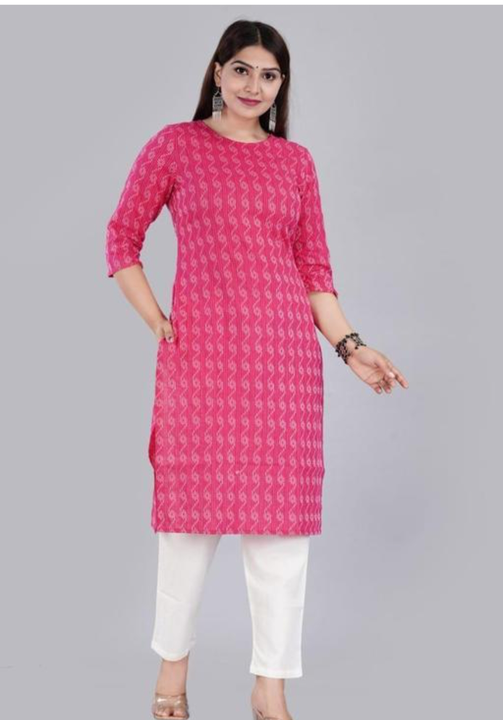 Katha cotton kurti  uploaded by D.p.creations on 10/18/2023