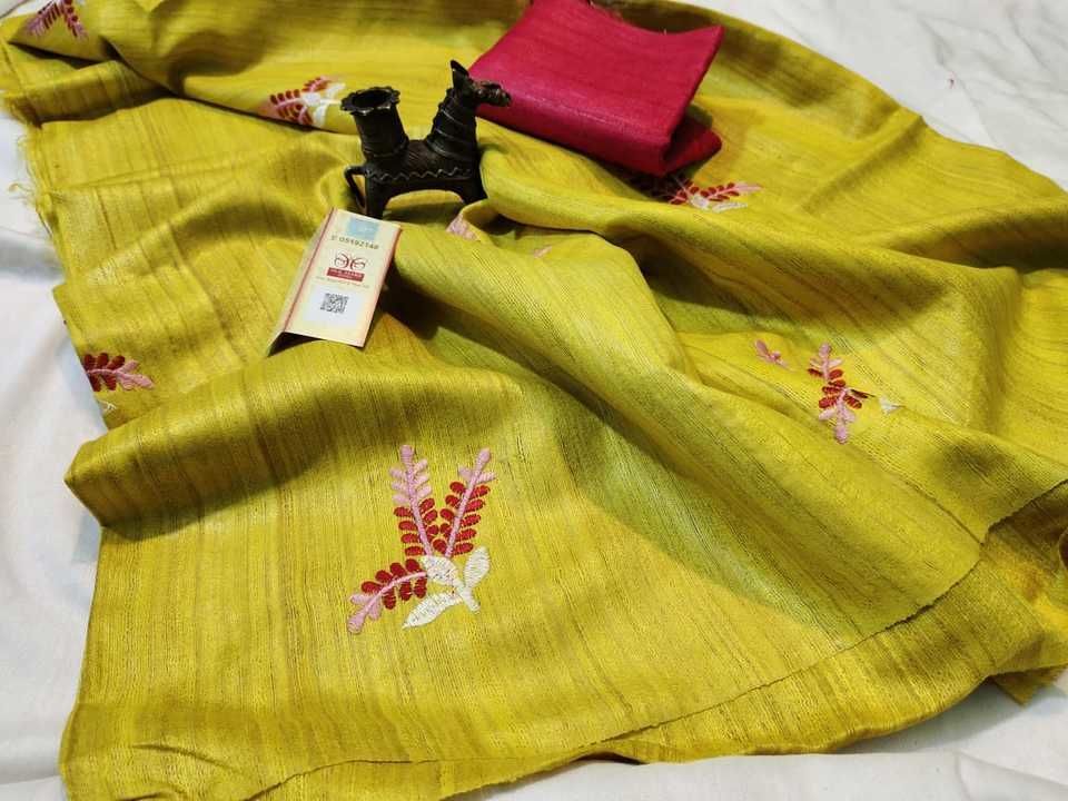 Tussar Ghicha Silk Saree uploaded by business on 3/22/2021
