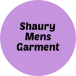 Business logo of Shaury mens garment