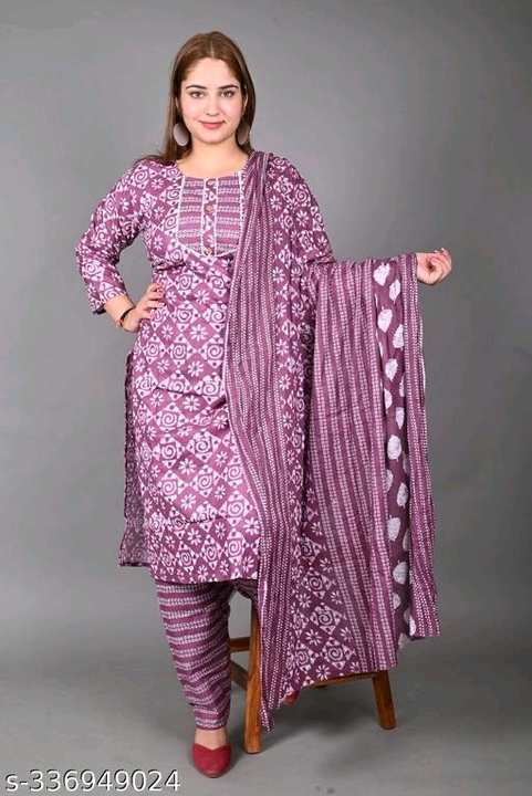Kurta pent set with dupatta women and girls  uploaded by business on 10/19/2023