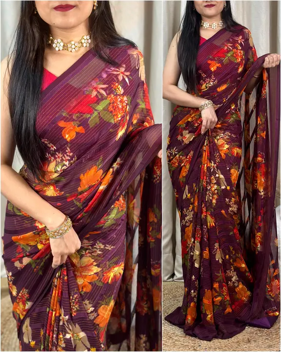 *Design - Reewa*  *Perfect saree for dailywear with self jacquard lining in saree*   *Detail* *Saree uploaded by Marwadi Businessmen on 10/19/2023