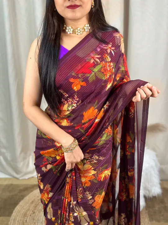 *Design - Reewa*  *Perfect saree for dailywear with self jacquard lining in saree*   *Detail* *Saree uploaded by Marwadi Businessmen on 10/19/2023