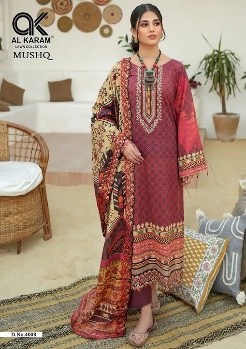 Catalog  Al Karam Mushq Vol-4 Dress Material uploaded by Style4sure on 10/19/2023