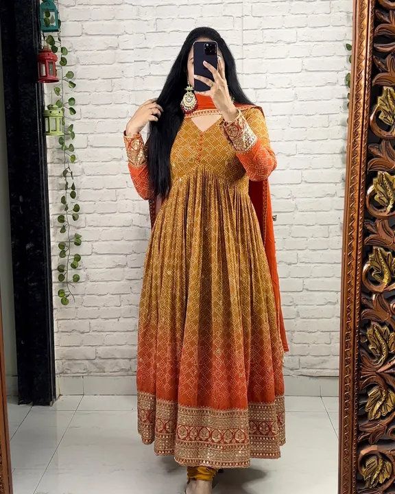 Gown uploaded by Taha fashion from surat on 10/19/2023