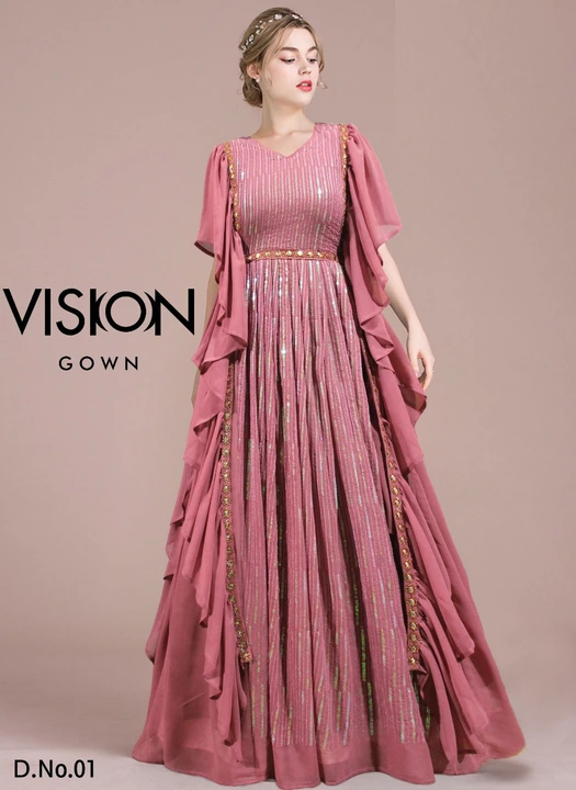 GOWN  uploaded by Taha fashion from surat on 10/19/2023