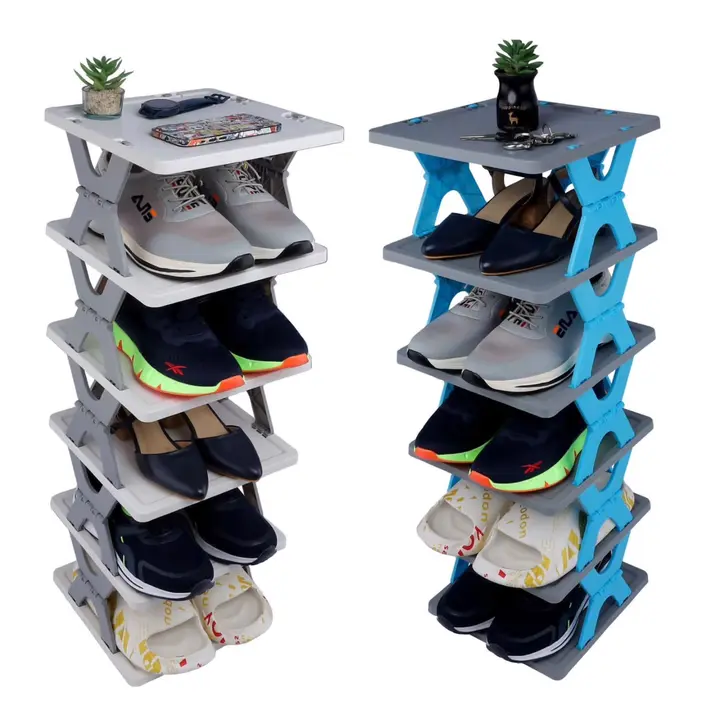 Shoes rack 6 layer uploaded by Augadh Kitcheware on 10/19/2023