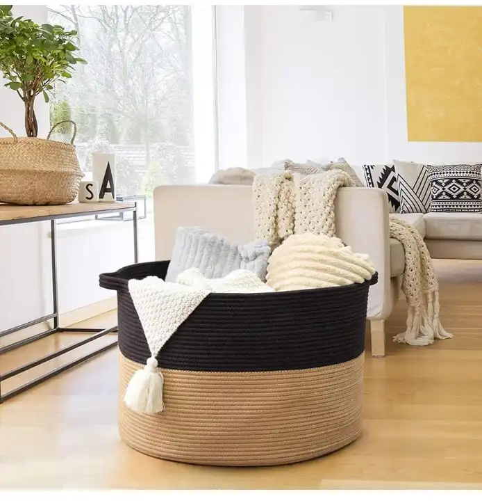 Post image Cotton Storage Basket

Size - 

Matarial - Cotton,Jute

Color - Available In Various Colors