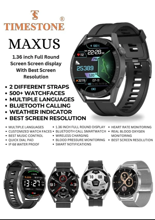 9649174067 MAXUS smart watch 180day warranty  uploaded by business on 10/19/2023