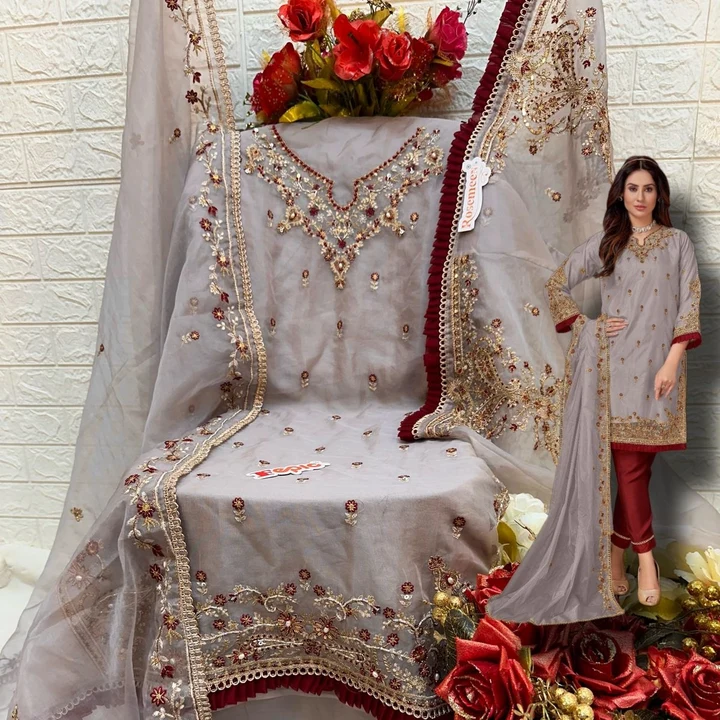 Pakistani suit wholesale  uploaded by Queen design online wholesale on 10/20/2023