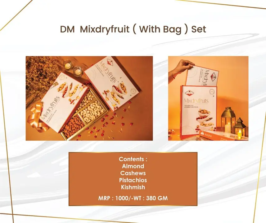 Dry fruits gift hamper  uploaded by business on 10/20/2023