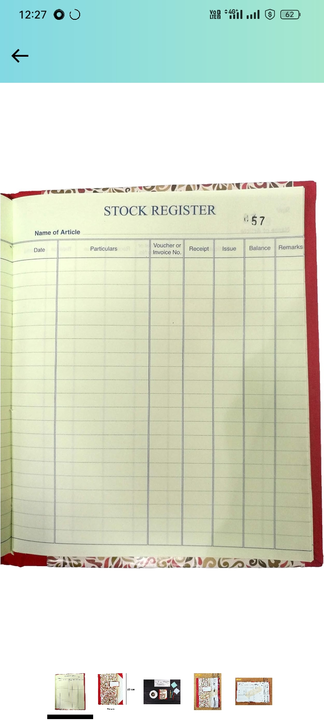 Stock Register  uploaded by PRINTX on 10/20/2023
