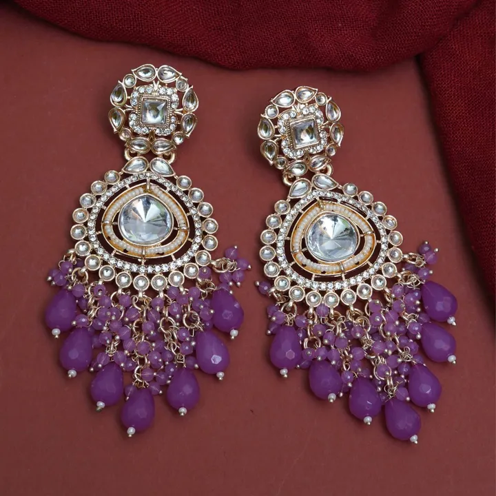 Kundan earrings  uploaded by Sb designs on 10/20/2023