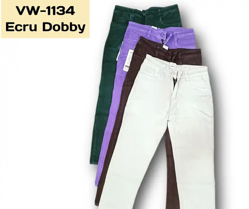 Women's single botton jeans  uploaded by Victory Exports on 10/20/2023