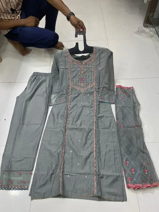 *DIWALI SPECIAL OFFER*

*TOTAL BRANDED MAAL*

*WITH EMBROIDERY WORK*

*2PIC AND 3IC MIX*

*DESIGN AN uploaded by Krisha enterprises on 10/20/2023