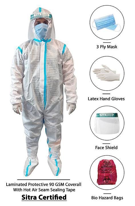PPE Kit with Sitra Certified uploaded by business on 7/17/2020