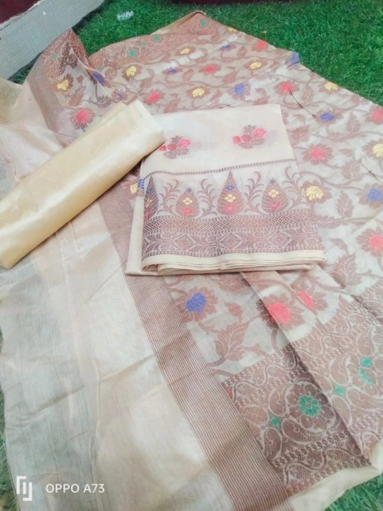 Exclusive Beautiful Banarasi Cotton Silk 3 Pes Suite  uploaded by business on 10/20/2023