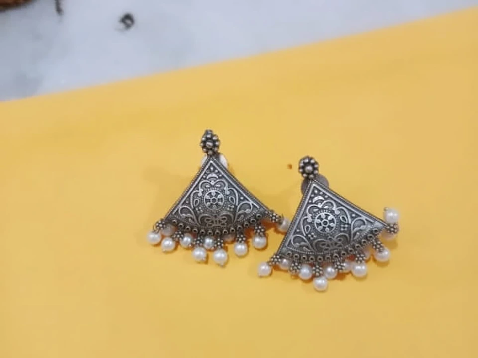 Beautiful oxidized Earring  uploaded by Jiva Fashion Hub on 10/20/2023