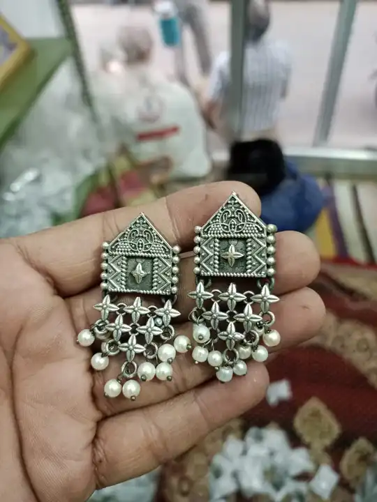 Beautiful oxidized Earring  uploaded by Jiva Fashion Hub on 10/20/2023