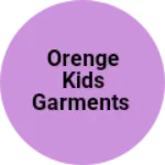 Business logo of Orenge kids garments