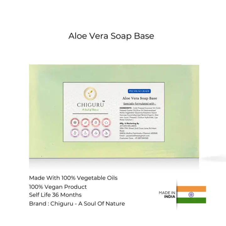 Aloe vera Soap Base - ( Transparent ) uploaded by Jayoen Wellness on 10/20/2023