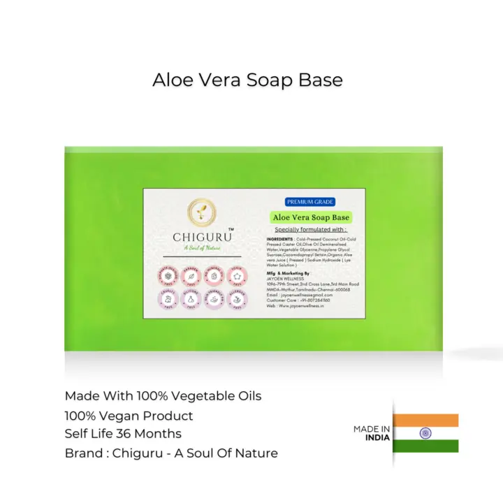 Aloe vera Soap Base  uploaded by Jayoen Wellness on 10/20/2023