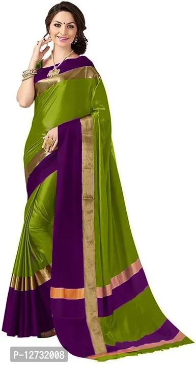Stylish Fancy Silk Blend Saree With Blouse Piece For uploaded by R M online shop  on 10/21/2023