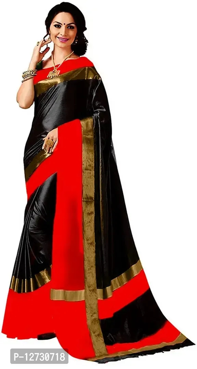 Stylish Fancy Silk Blend Saree With Blouse Piece For uploaded by business on 10/21/2023
