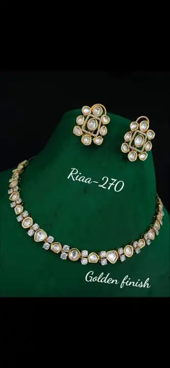 Polki Kundan necklace set  uploaded by Sb designs on 10/21/2023