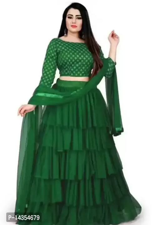 Stylish Fancy Designer Net Semi Stitched Lehenga Choli For Women uploaded by R M online shop  on 10/21/2023