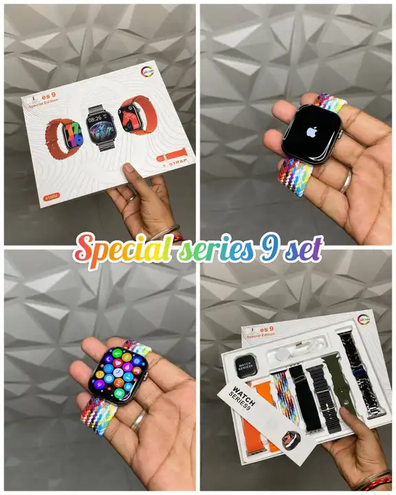 *Special Apple series 9 Combo set* 😍😍

*7 in 1 premium combo* ♥️

- on / off apple logo 😳
-  uploaded by Jintu moni das  on 10/21/2023