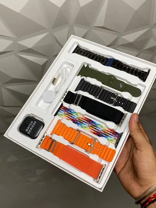 *Special Apple series 9 Combo set* 😍😍

*7 in 1 premium combo* ♥️

- on / off apple logo 😳
-  uploaded by business on 10/21/2023