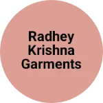 Business logo of Radhey krishna garments
