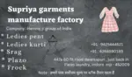 Business logo of Supriya garments manufacture factory