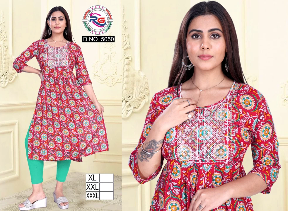 Sequence work Dori design Nyra Cut Kurti uploaded by business on 10/22/2023