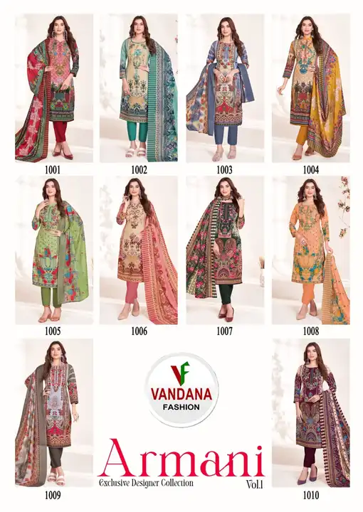 Embroidery Work Latest Designer Cotton Suit and Dress Material  uploaded by Zuberiya Global on 10/22/2023