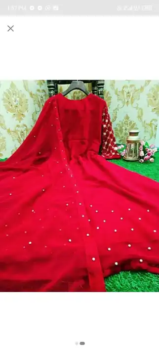 *NAVRATRI AND DIWALI DHAMAKA OFFER*

*WOMEN 2PIC SET*

*GOWN + DUPATTA*

*FABRIC JORJET*

*COLOUR 4* uploaded by business on 10/22/2023